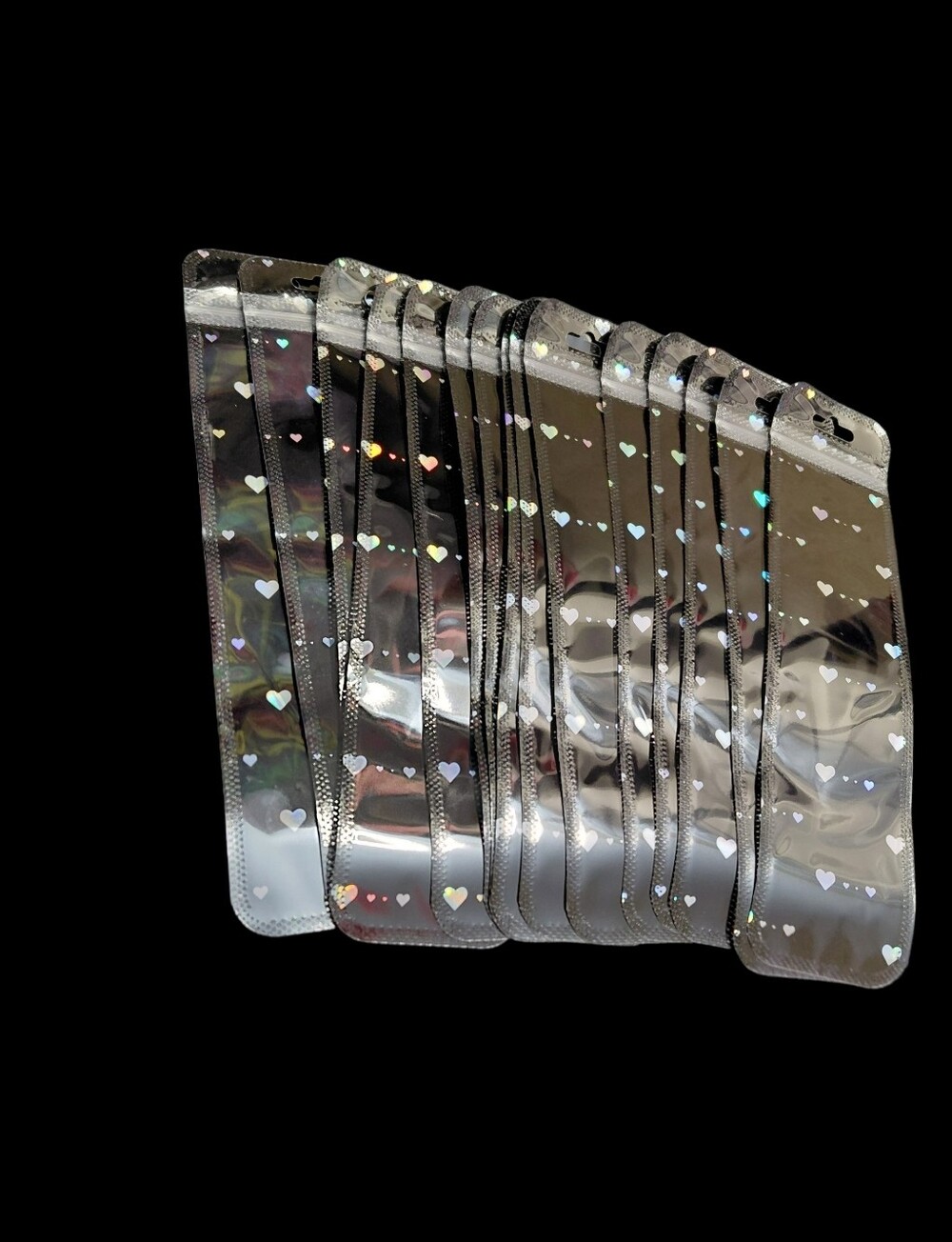 15ct. Holographic Transparent Resealable Jewelry/Pen Plastic Bags ✨️PRICE FIRM✨ - Picture 2 of 5